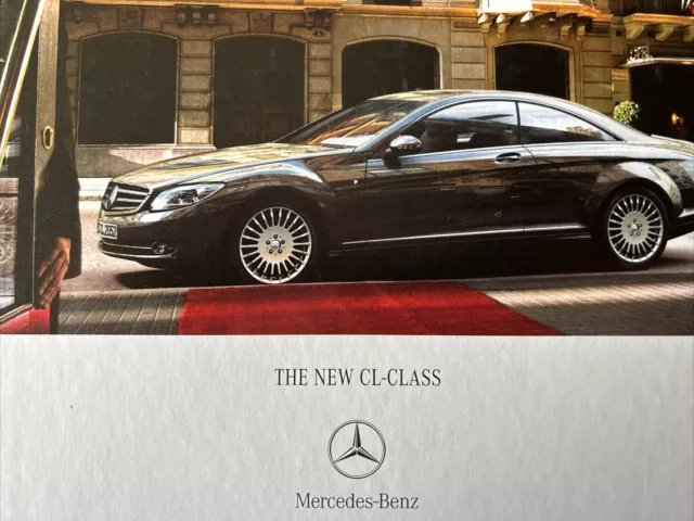 Mercedes CL Class 2006 Models Original Car Sales Hard Back Brochure Collectable