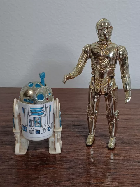 Vintage Kenner Star Wars C-3PO And Sensorscope R2-D2