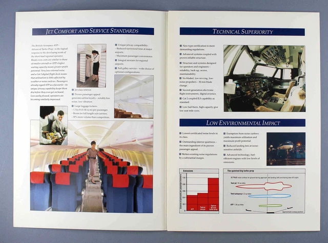 British Aerospace Atp Manufacturers Sales Brochure The Door To Profit 2