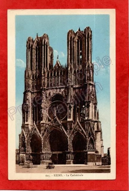 cpa 51 REIMS - La Cathédrale