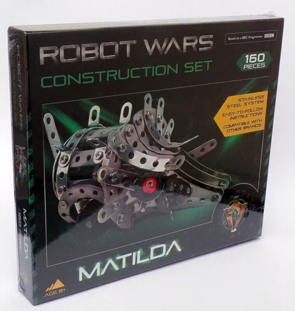 BBC ROBOT WARS Matilda 160 Piece Construction Set  AGE 8+ NEW AND Sealed