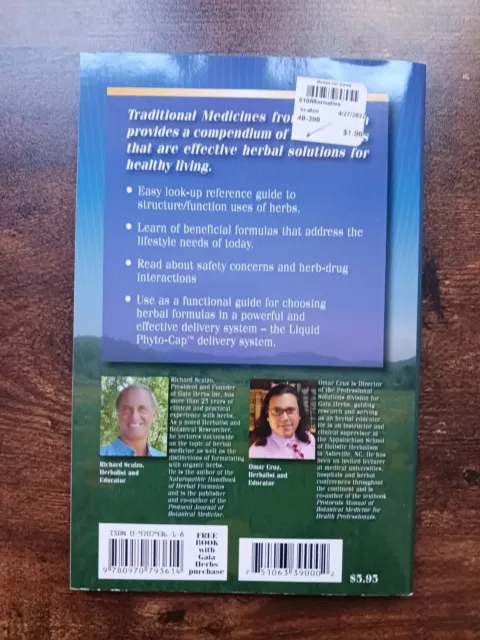 Traditional Medicines from the Earth Paperback 2