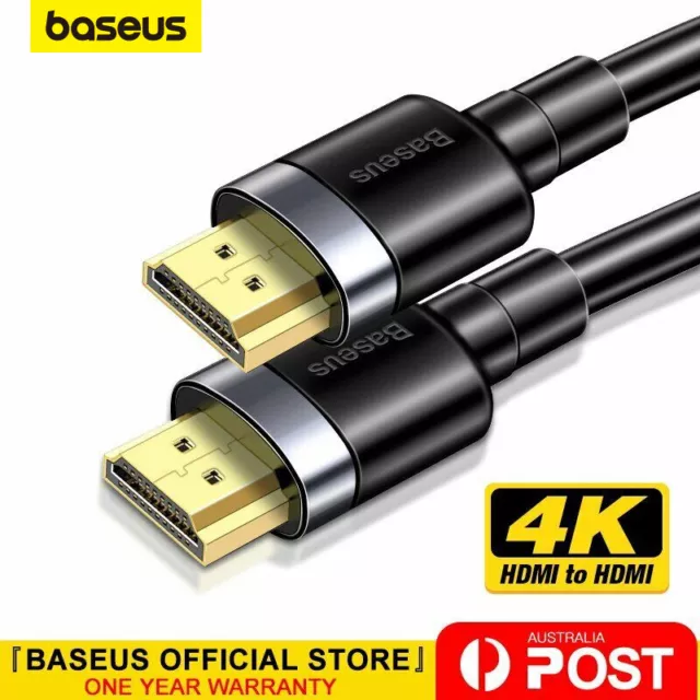 Baseus Premium HDMI Cable HDMI to HDMI V2.0 Ultra HD 4K 2160P 1080P High Speed