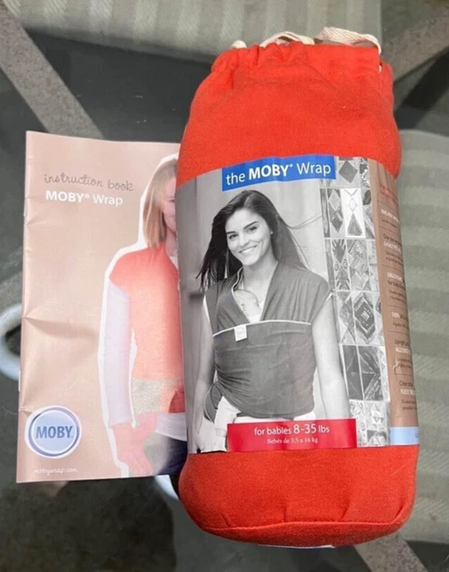 MOBY WRAP The Comfortable Baby Carrier Pizarra NUEVO 8 a 35 libras algodón