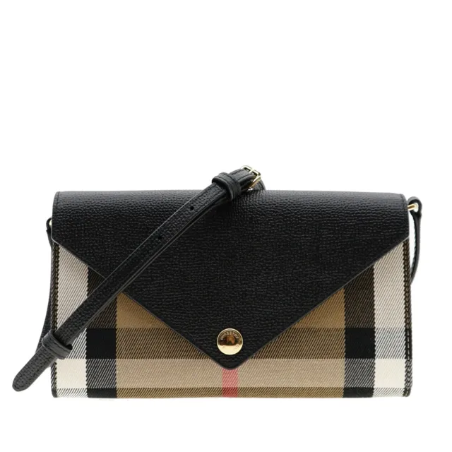 Burberry Hannah Crossbody Clutch House Check New