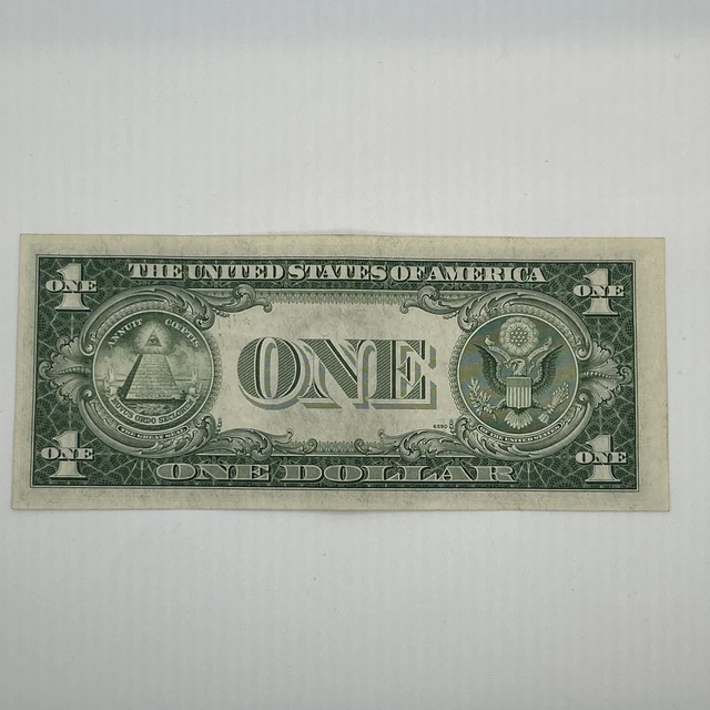 Series 1935 E Blue Seal $1.00 One Dollar Silver Certificate Star Note Crisp 14