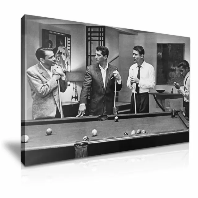 The Rat Pack Playing Pool Movie Canvas Modern Home Art ~ 5 Size