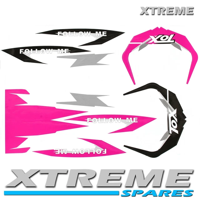 REPLACEMENT DECAL STICKER Kit for 49cc 50cc Mini Dirt Bike TOX Pink £9. ...
