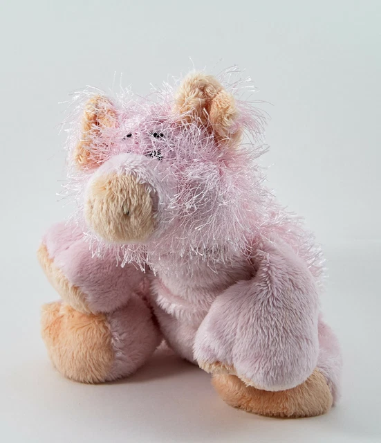 Ganz Webkinz Plush Pig Swine Pink Stuffed Animal HM 002 BW335G Retired
