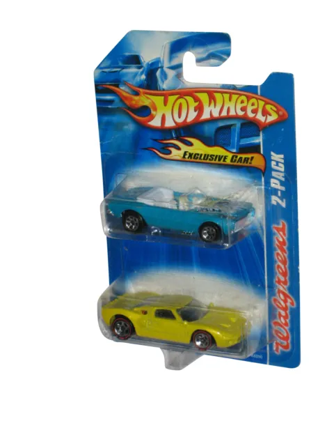 Hot Wheels Walgreens (2007) Bleu & Jaune Exclusif Voiture 2-Pack