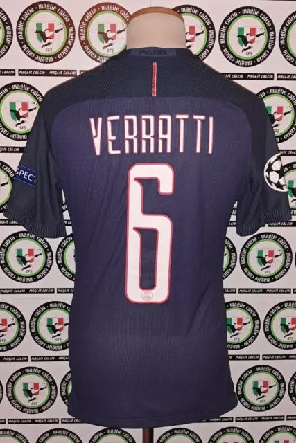 Verratti Match Worn Shirt Psg 2016-2017 Maglia Calcio Football Soccer Maillot