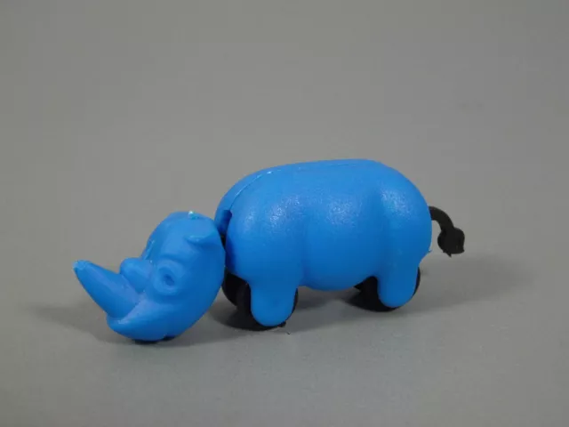 Giocattolo: Animale a Rotelle - Rhino (Blu)
