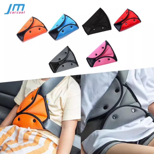 Child Kids Safety Car Seat Belt Shoulder Harness Adjuster Pad Strap Cover Clip