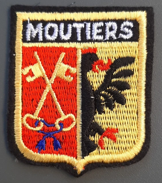 Patch Ski Brodé SUPERBAGNERES - 76mm - Insigne Vintage France - Occasion