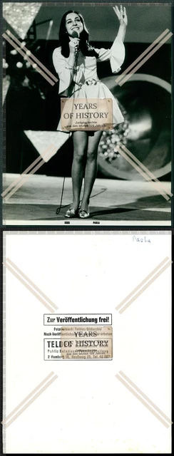 ORIG. FOTO PHOTO 1960/70er Paola Felix Paola Del Medico ca.24x18cm EUR