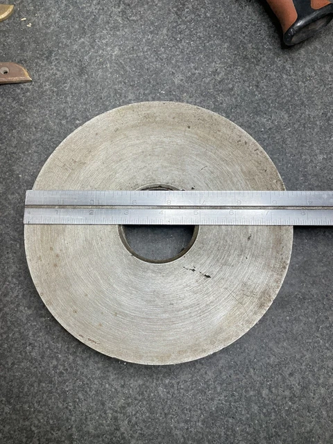 Logan 11" lathe face plate chuck backing 2-1/4"-8TPI cast iron 7" wide 1/2" thic