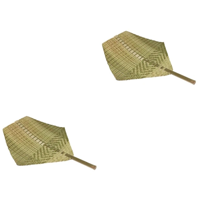 2 PC Ventilateur De Refroidissement Fait À Main Éventail Ancien