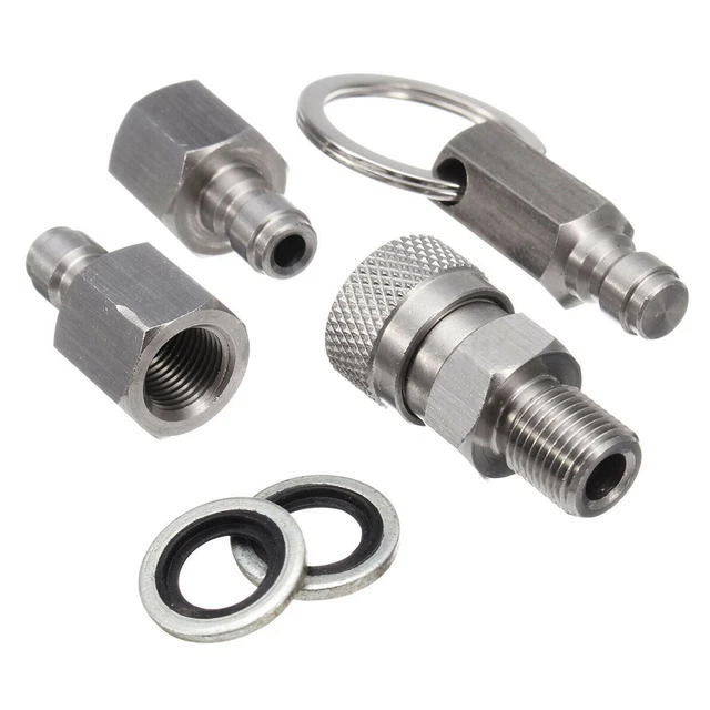 STAINLESS PCP AIR Gun Rifle Filling Quick Release Coupler 1/8 BSPP