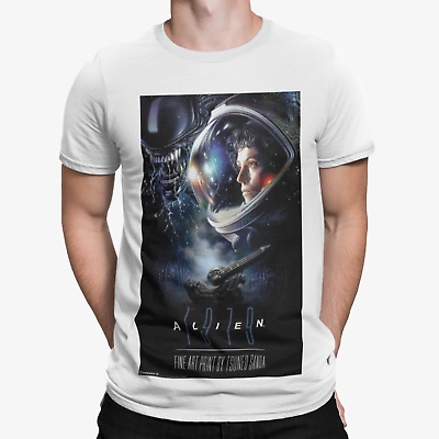 Alien Space T-Shirt - Retro Film TV Movie 80s Cool Gift Arnie Sci Fi UK Predator