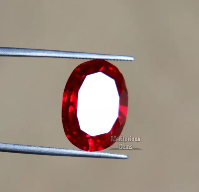 Oval Cut 10-12 Ct Natural Red Ruby Loose Gemstone Certified (Mozambique)