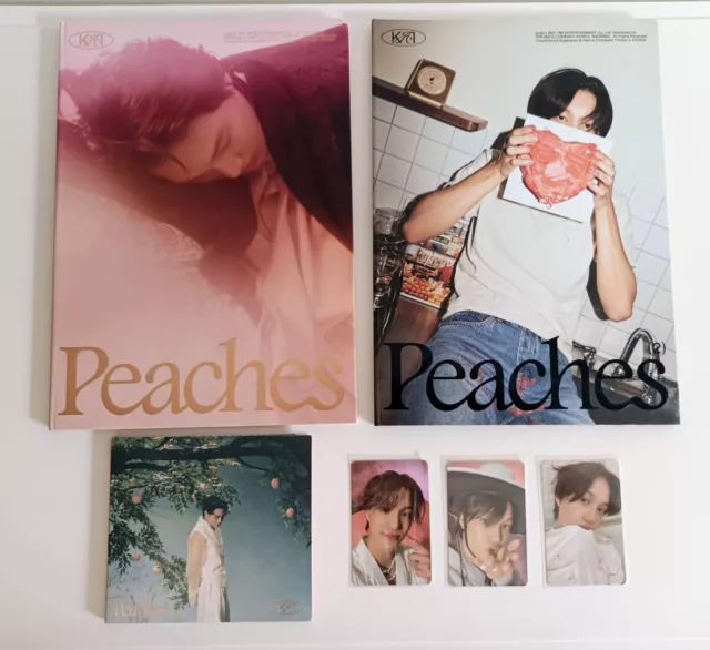 KAI EXO Mini Album [Peaches] ALL 3 Version  CD+P.Book+P.Card+Post+F.Poster+Film