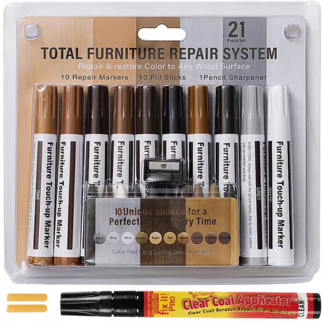 Reparaturstift Korrekturstift-Stift für Möbel*Holz Parkett Laminat Reparatur.Set