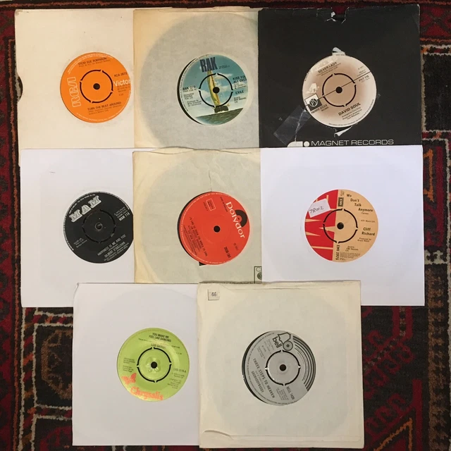 70S 7& 45S x 16- Showaddywaddy(2)/LeoSayer(2)/Cliff/Gilbert O'S/Exile ...