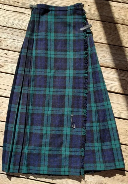 Scottish Tartan Clan Plaid Long Women's Skirt Laird-Portch XS