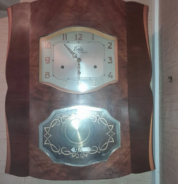 Horloge Murale Westminster Difor - Carillon Années 1950, Bois