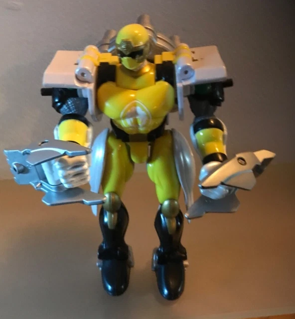POWER RANGERS NINJA STORM TRANSFORMER LION to RANGER action figure toy ...