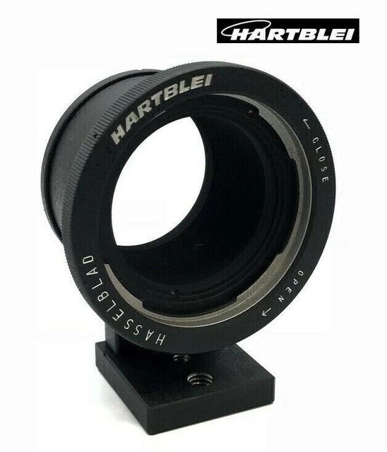 HARTBLEI Adapter+Stativfuß für HASSELBLAD V Obj. an FUJIFILM GFX 50S 50R 100S