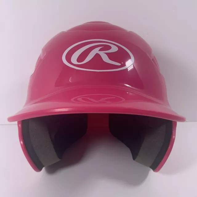 Rawlings Pink Youth Softball Helmet Size 6 1/4 - 6 7/8 Girls