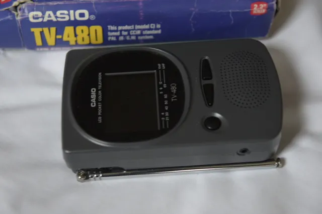 Casio LCD Taschen-Farbfernseher TV-480