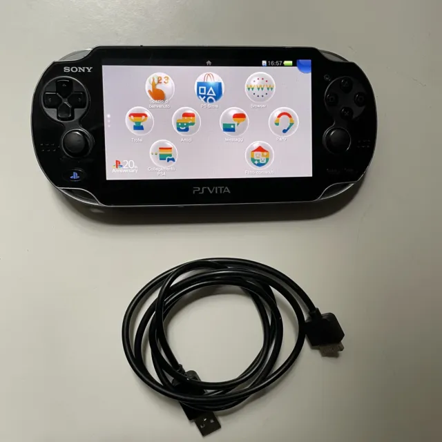 Console PS Vita PCH-1004 OLED Sony PlayStation PSVITA Black Wi-Fi Wifi 4gb FIFA