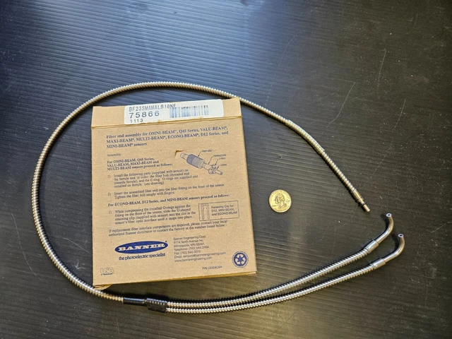 Banner Fiber Optic Sensor BF23SMAMALB10NF