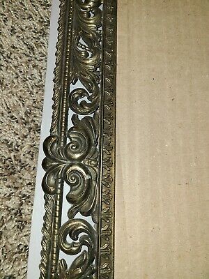 Vintage Beautiful Ornate Brass Frame Made In Italy 3