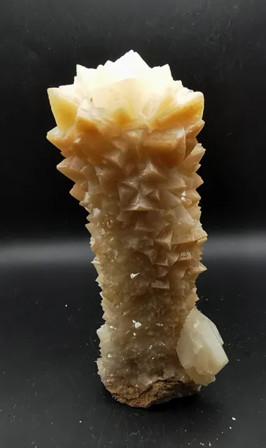 315g  New Find Natural Orange Calcite Crystal Cluster Mineral Specimen Yunnan