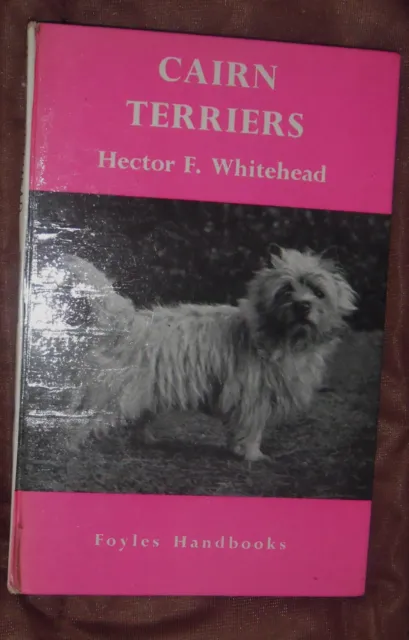 Old 1959 Cairn Terriers Dog care Terrier Guide Book
