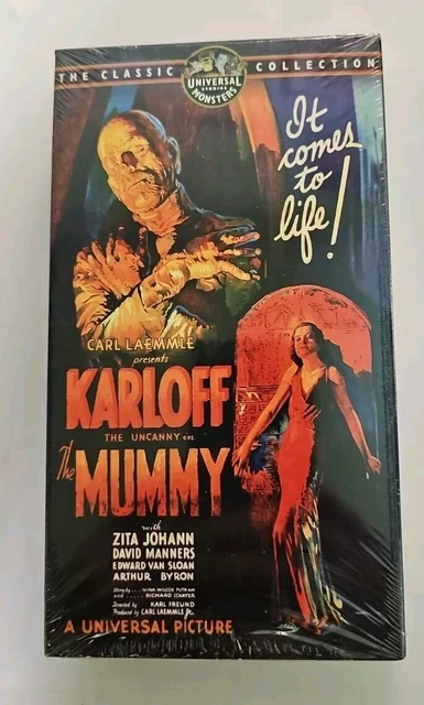 THE MUMMY VHS SEALED Watermarks Universal Studio Monsters Boris Karloff ...