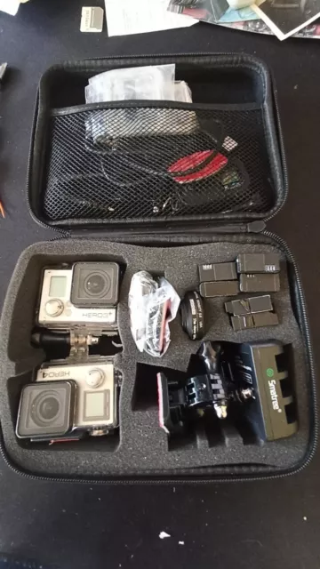 GoPro 3 and GoPro 4 Batteries. Go Pro Goodies Bundle.