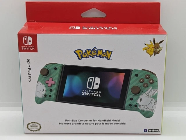 Split Switch HORI NINTENDO SWITCH Split Pad Pro (L+R) Pikachu & Eevee verde EUR 49 ...