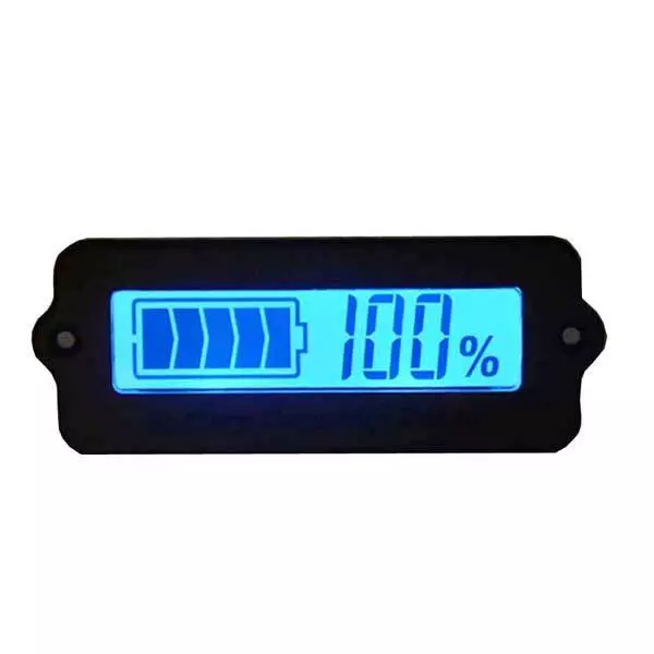 Tester Per Batterie Pile Misuratore Digitale Di  Carica Con Display Lcd Blu