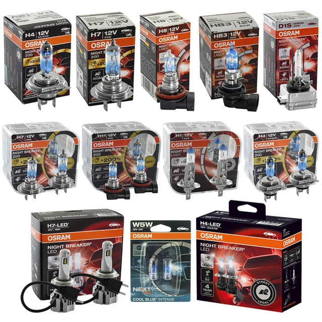 OSRAM NIGHT BREAKER XENARC Xenon Brenner LED H1 H3 H4 H7 H8 H11 D1S D2S