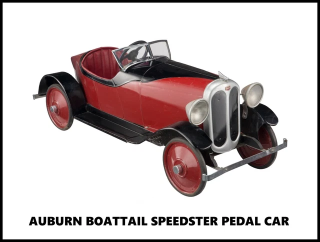 AUBURN BOATTAIL SPEEDSTER PEDAL CAR - NEW Metal Sign: Very Nice ...