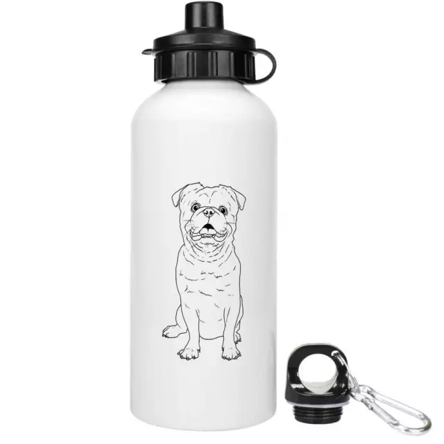 "Botellas de agua reutilizables ""Sitting Pug"" (WT046416)