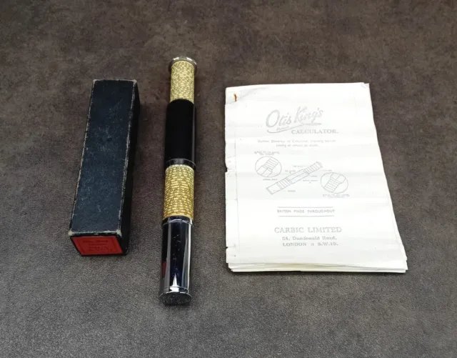 Vintage Otis King Model K Cylindrical Slide Calculator
