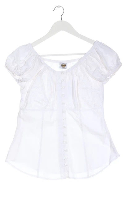 Camicia folcloristica donna taglia DE 38 bianco stile classico