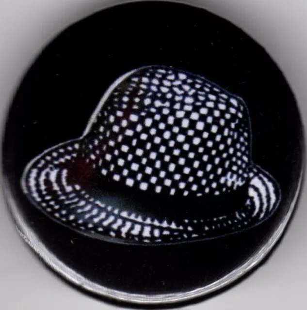 2TONE TRILBY Pin Button Badge 25mm WALT JABSCO - MADNESS - SPECIALS SELECTER SKA