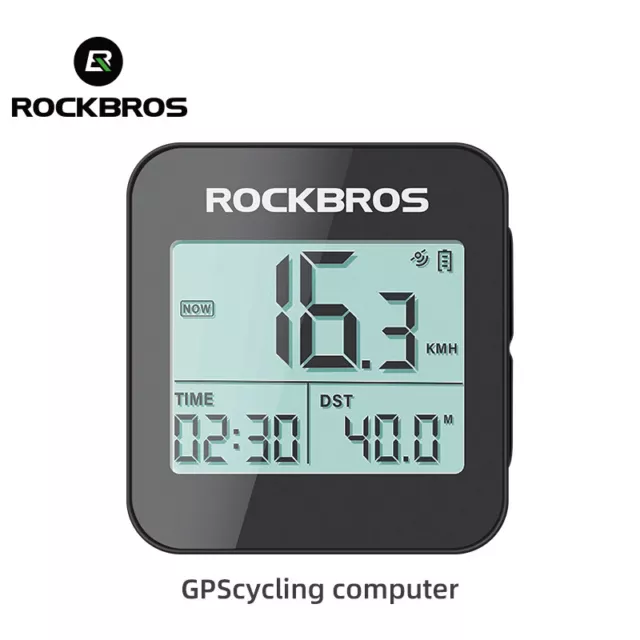 ROCKBROS Cycling GPS Bike Computer Waterproof Bicycle Speedometer Anti-Glare