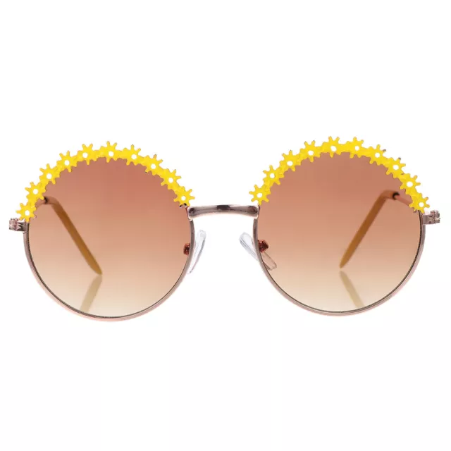 Lenti con sfumatura occhiali vintage occhiali da sole cornice rotonda